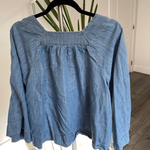 Madewell Chambray Blouse - Picture 4 of 4